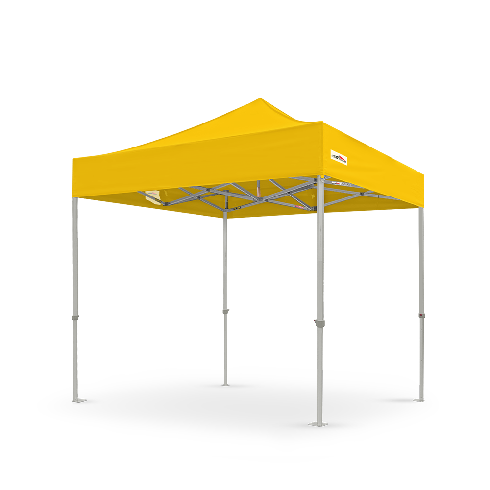 X6 velocity high strength 8' x 8' canopy tent in yellow