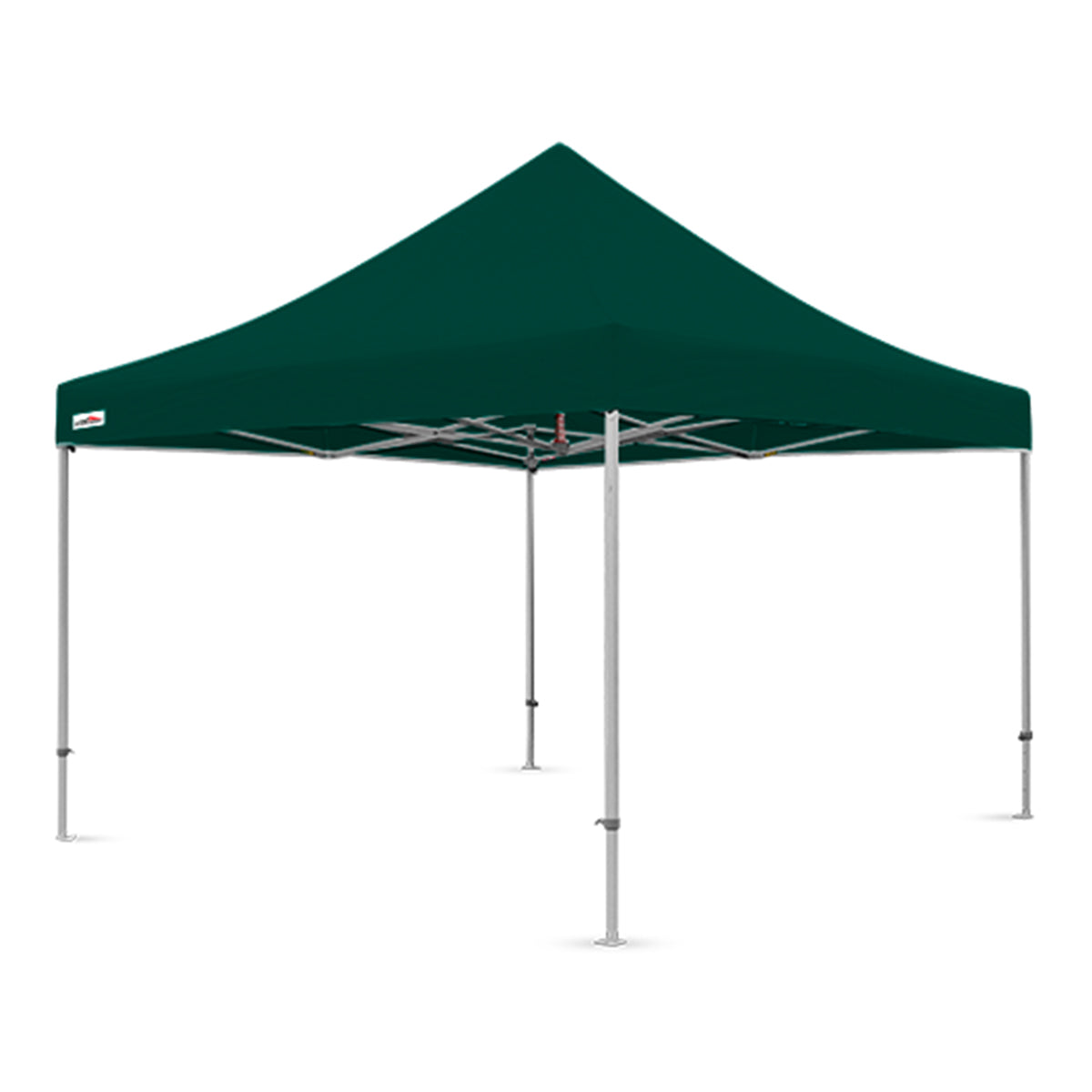 Hunter green 13x13 ft X7 Tectonic canopy tent built with a rugged aluminum frame and tall 29-inch legs.