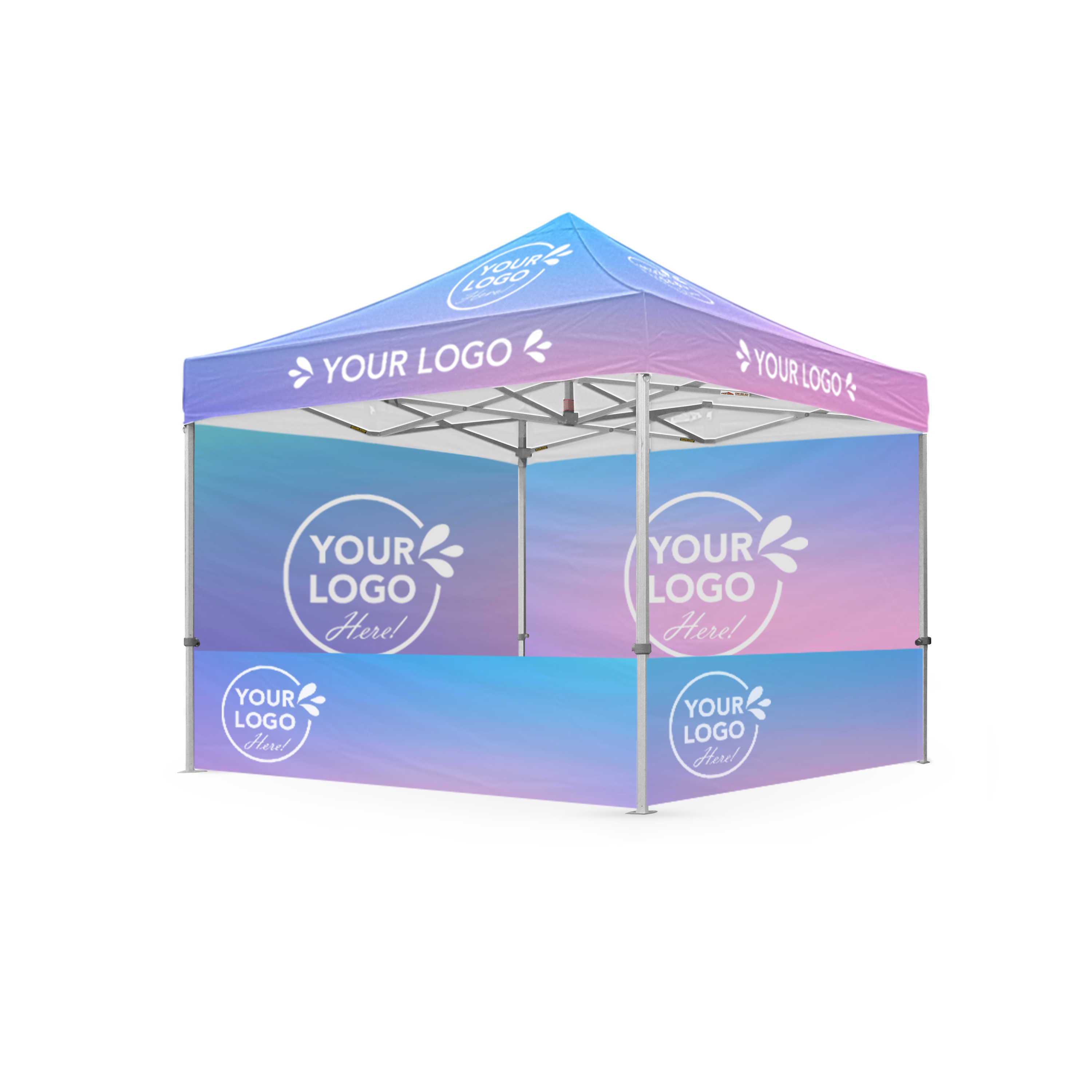 X7 10x10 Custom Canopy Event Presence Package