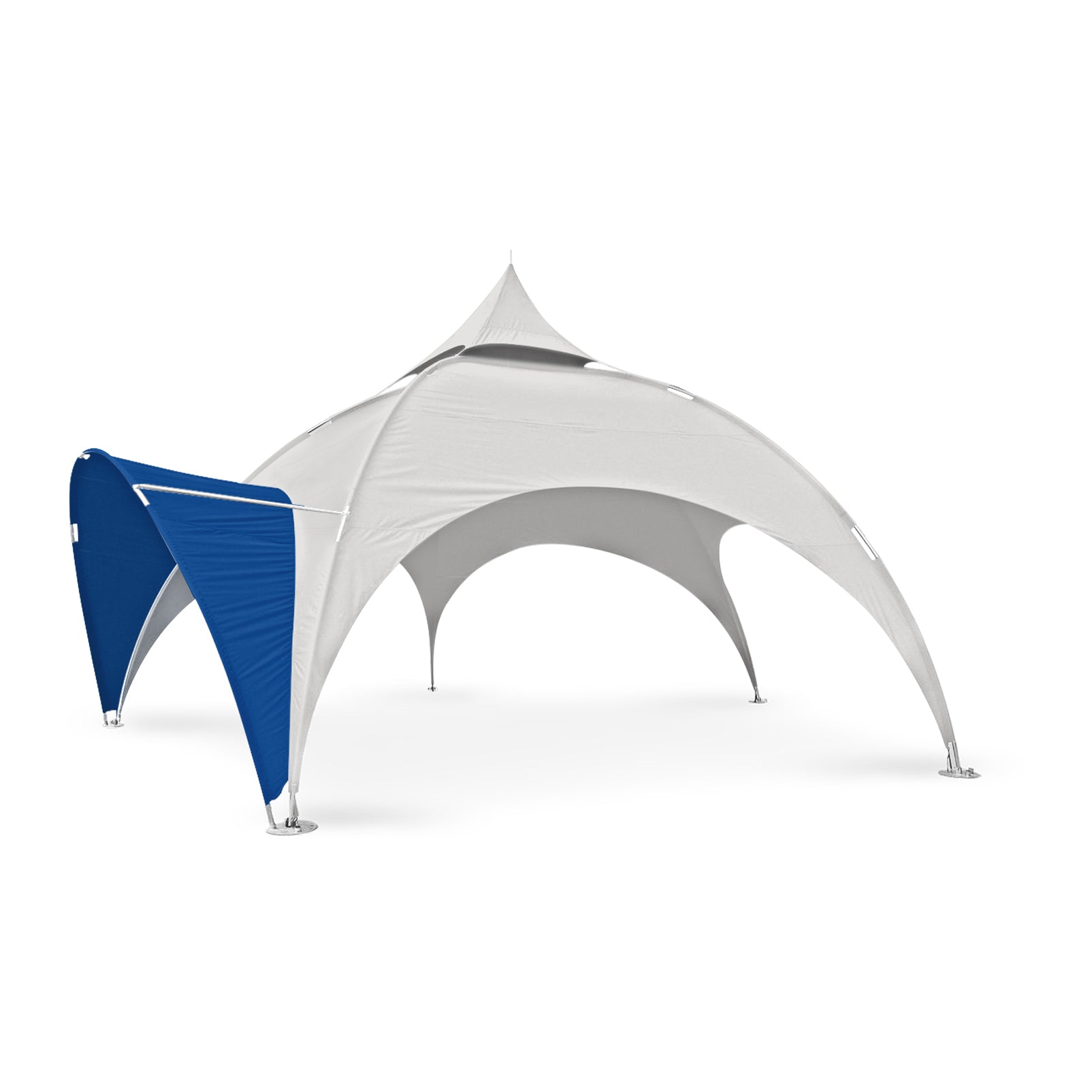 16ft Arch Tent Awning in Blue - Extreme Canopy