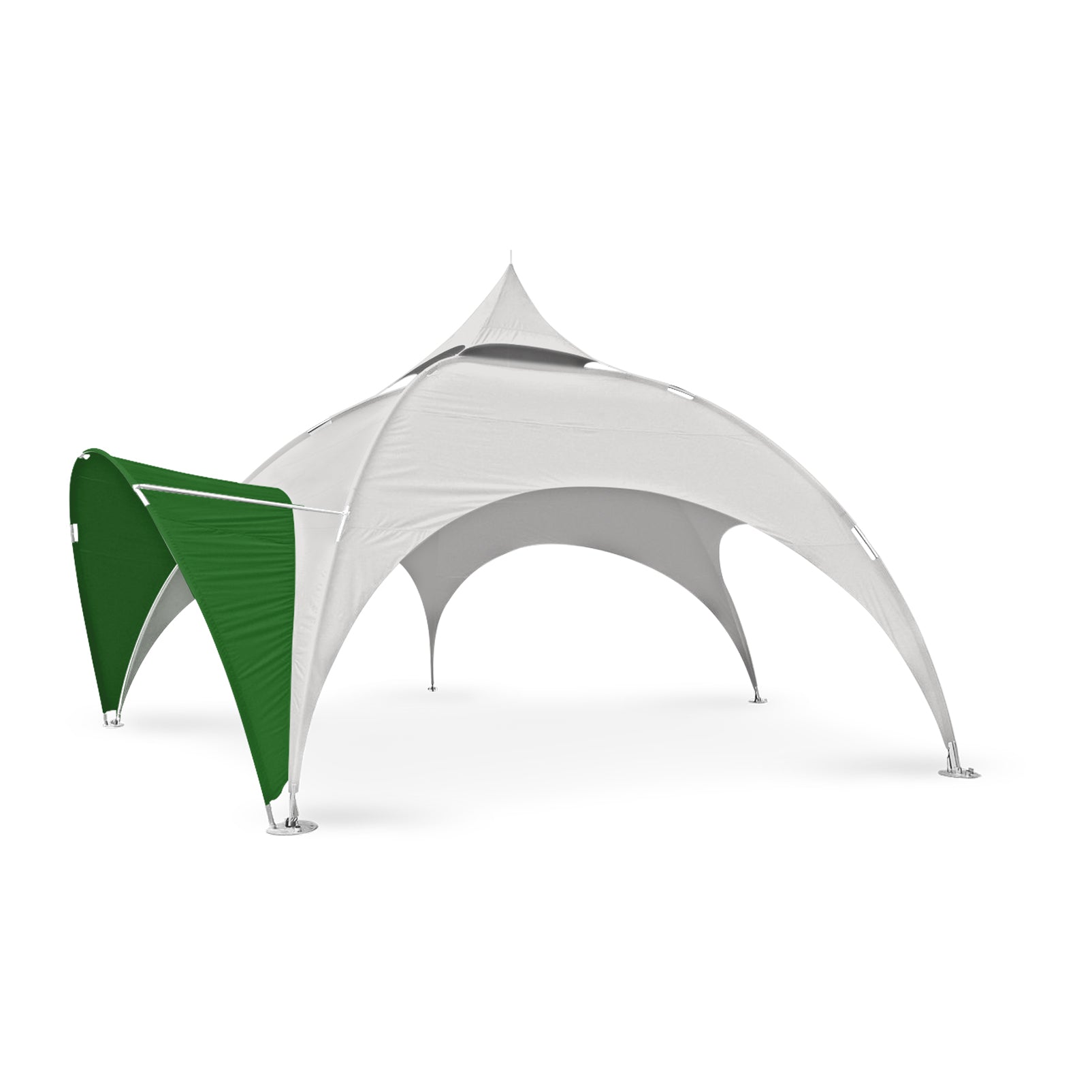 16ft Arch Tent Awning in Green - Extreme Canopy