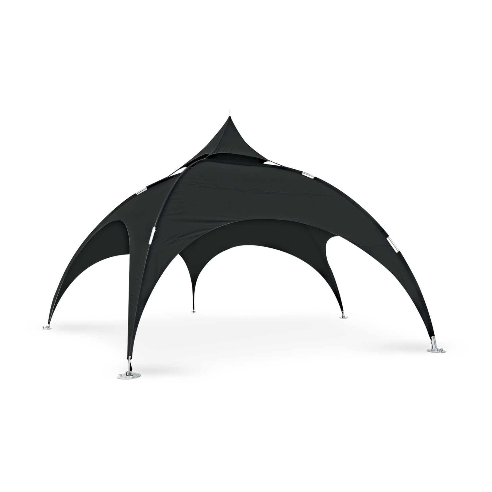 16ft Plain Arch Tent Black - Extreme Canopy