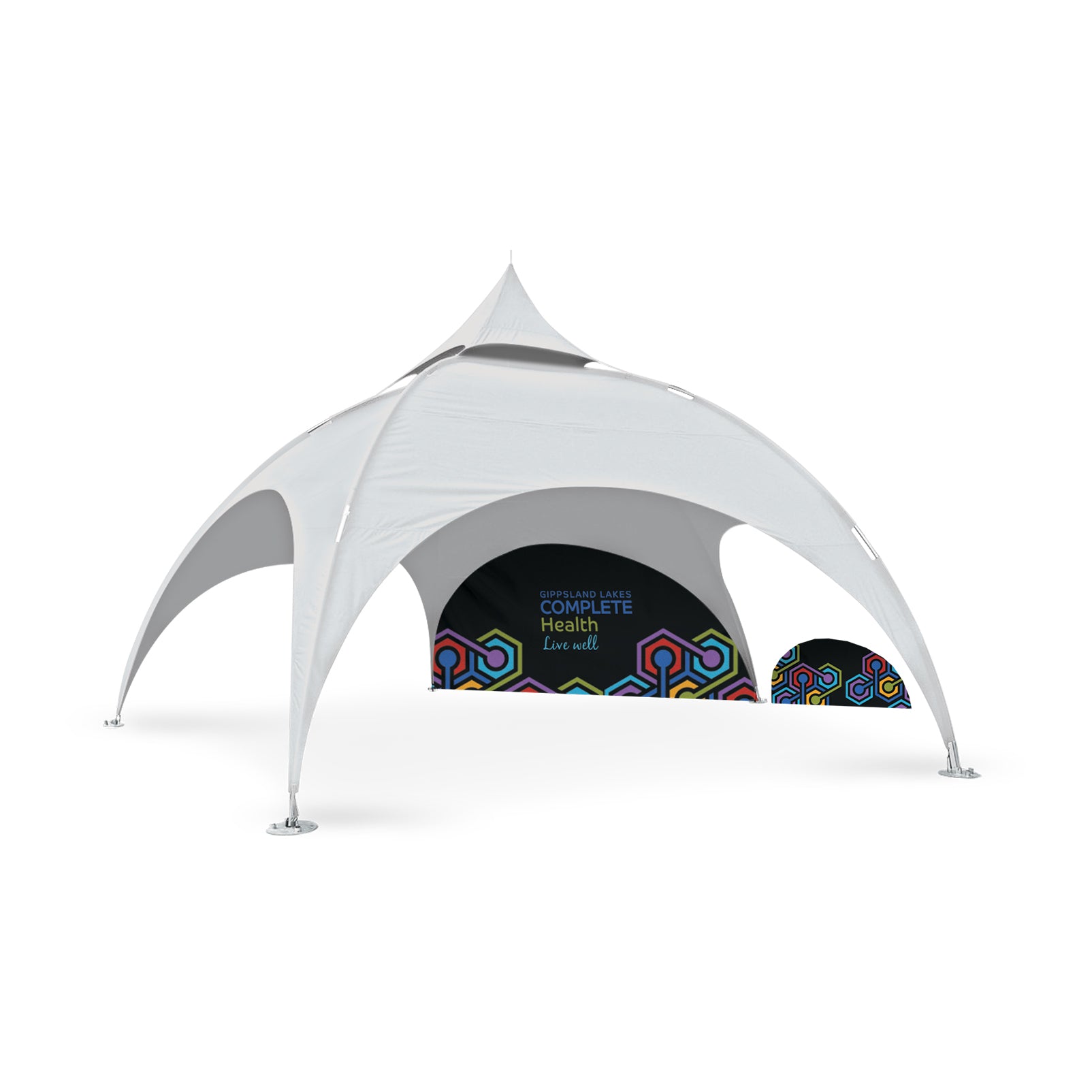 16ft Arch Tent Custom Wall Double Side Printed - Extreme Canopy