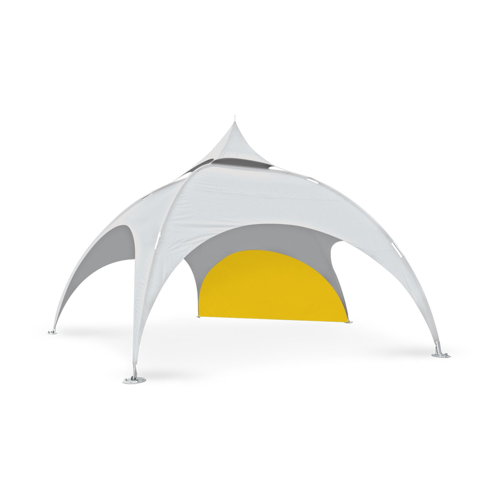 16ft Plain Arch Tent Wall Yellow - Extreme Canopy