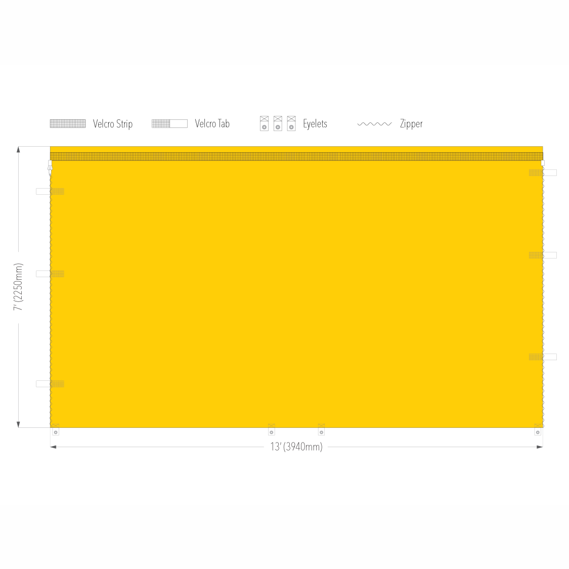 13' Canopy Wall | Canopy Accessory