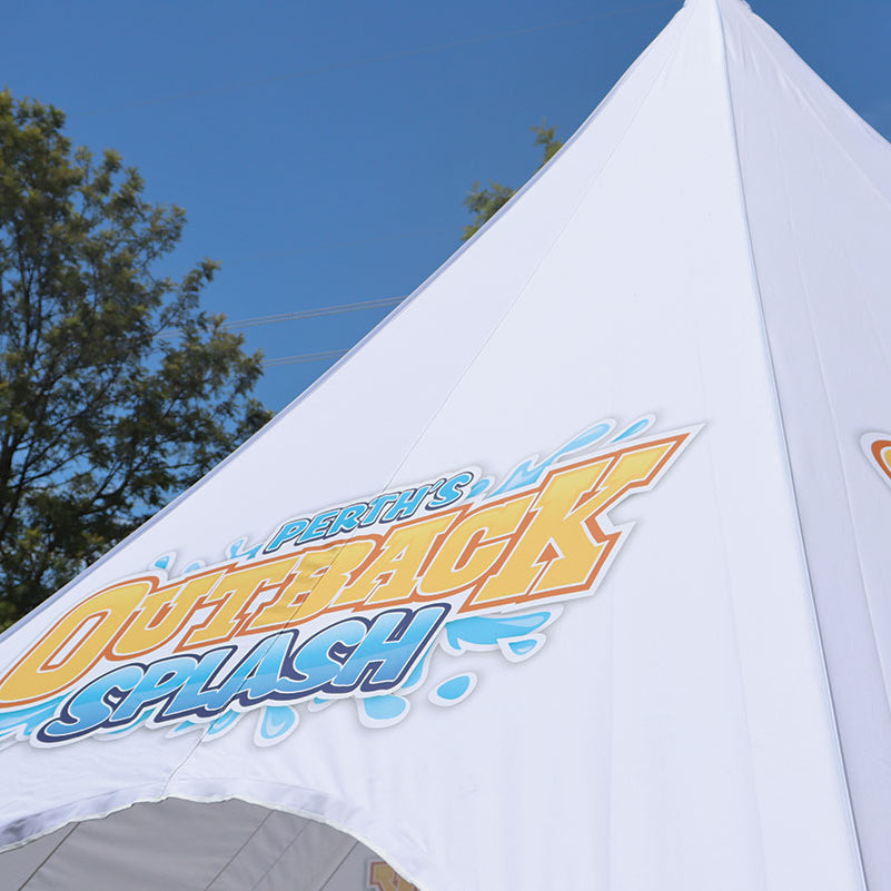 26ft Double Pole Custom Star Shade