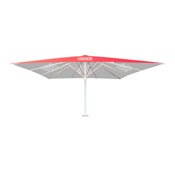 20 x 20 patio umbrellas 20' x 20' Custom Novara 200 Square