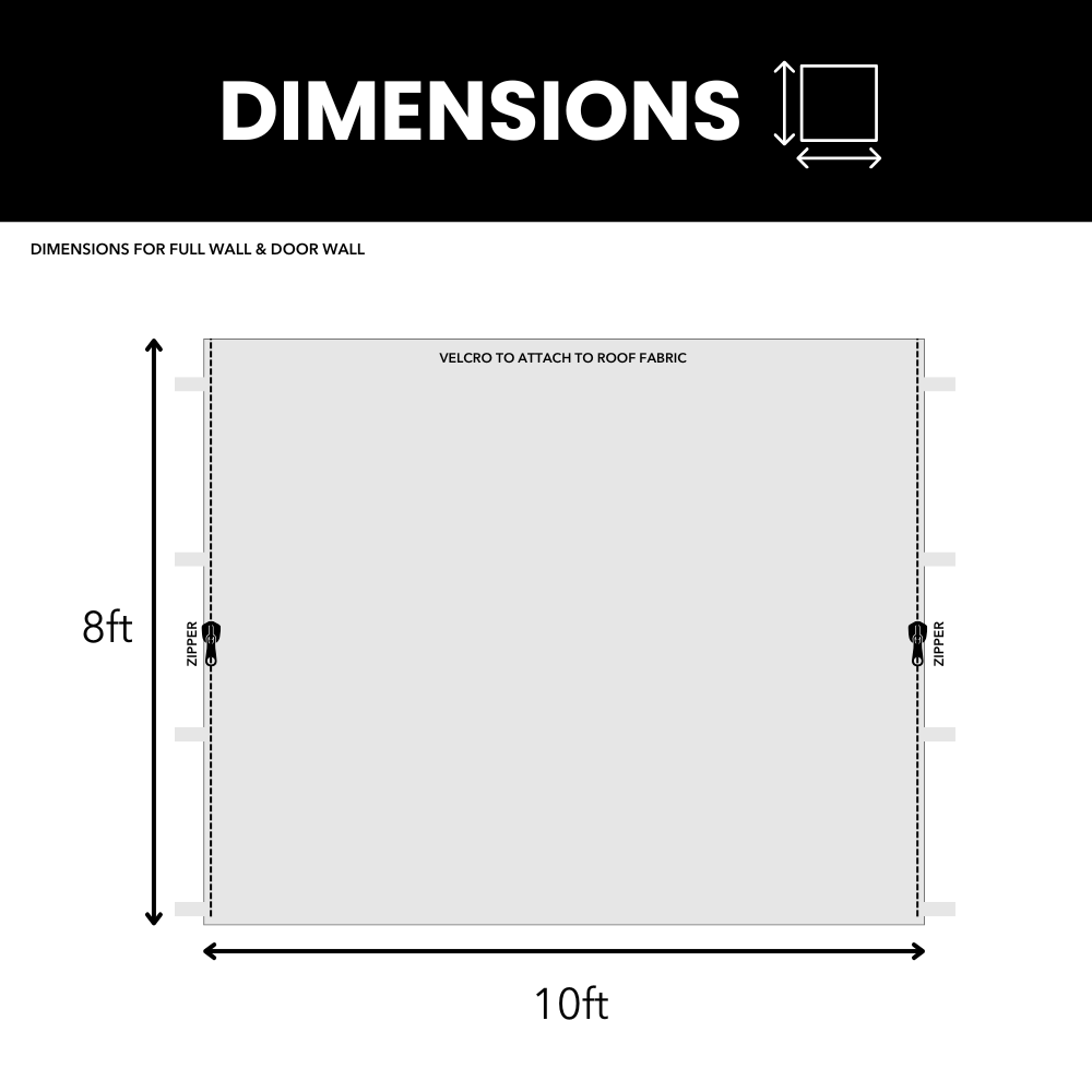 10' x 20' Wall Kit | X4 X-TREK | Flare Shade | Complete Wall Kit 10' x 20' Wall Kit | X4 X-TREK | Flare Shade | Complete Wall Kit