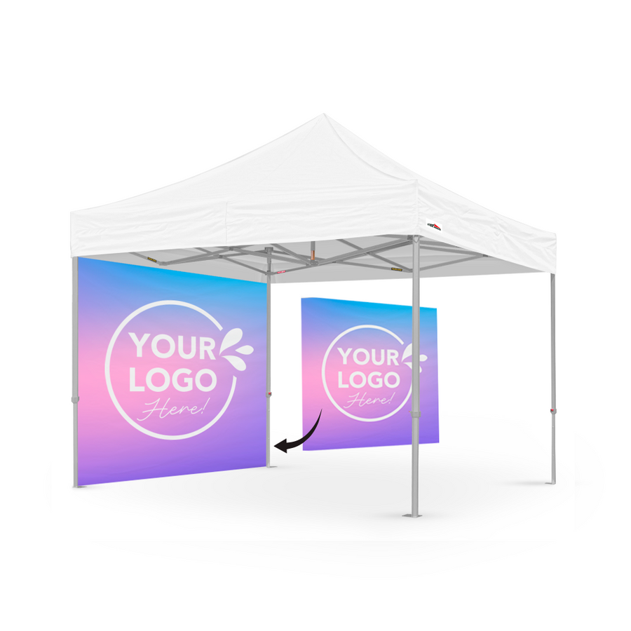 10' Printed Canopy Wall | Custom Event Tent Accessory