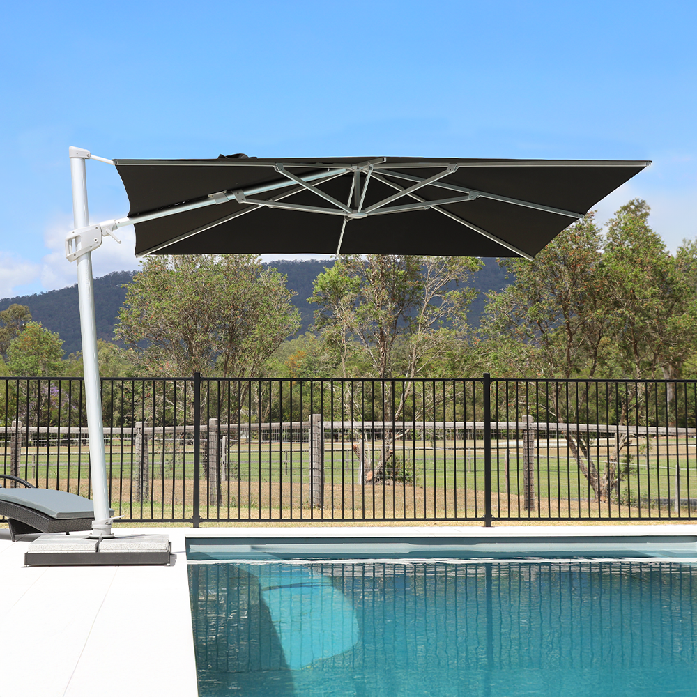 10' x 10' Valencia 90 Cantilever Umbrella 10' x 10' Valencia 90 Cantilever Umbrella