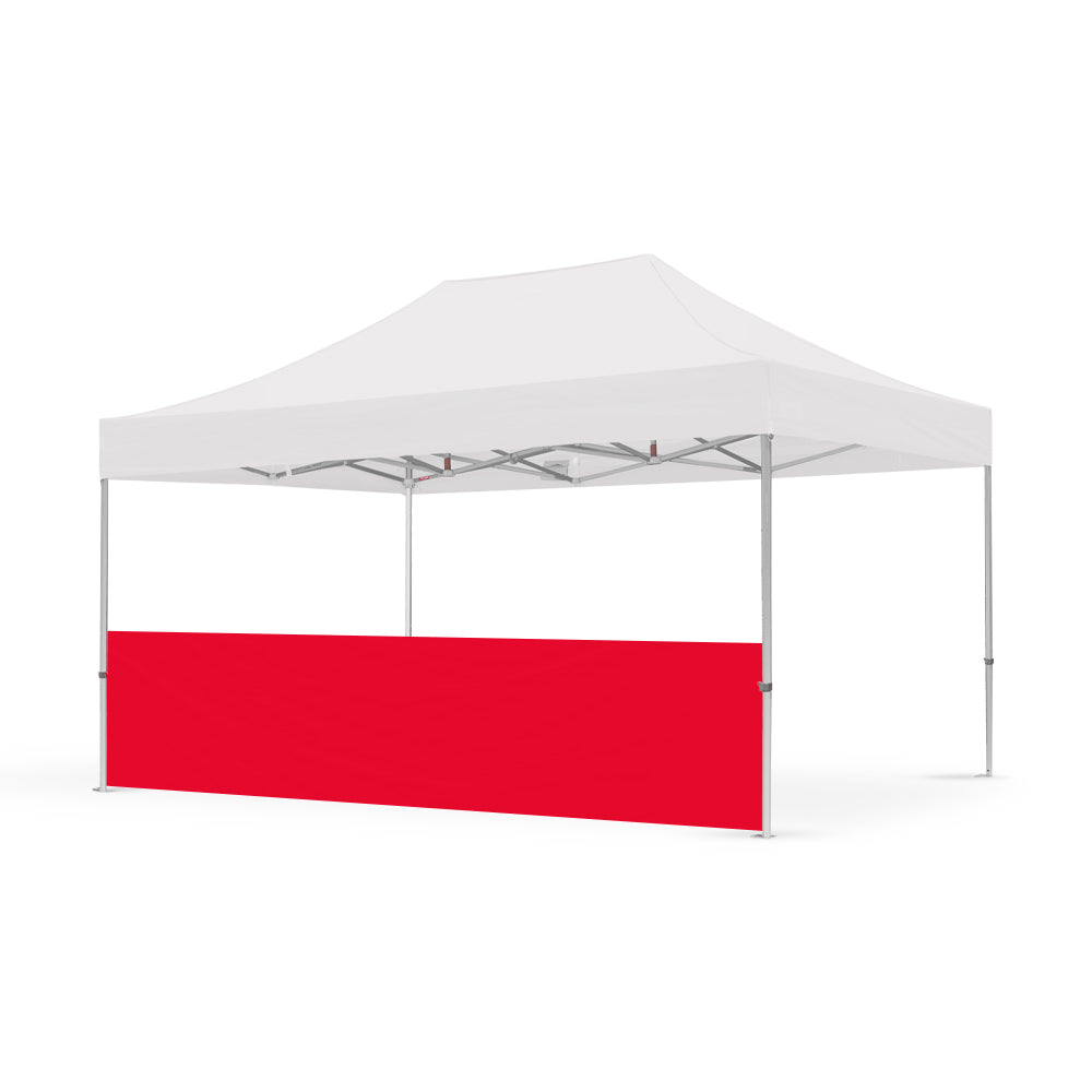 Extreme Marquees 4.5m cola half wall side panel designed for a canopy tent