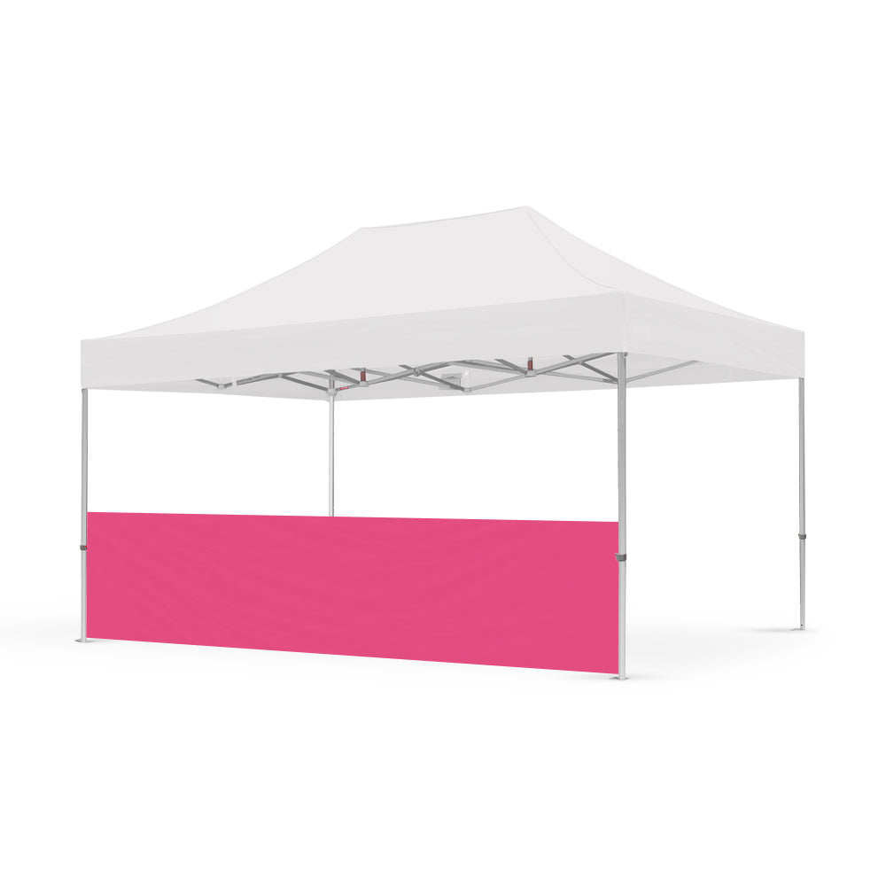 Extreme Marquees 4.5m pink half wall side panel designed for a canopy tent