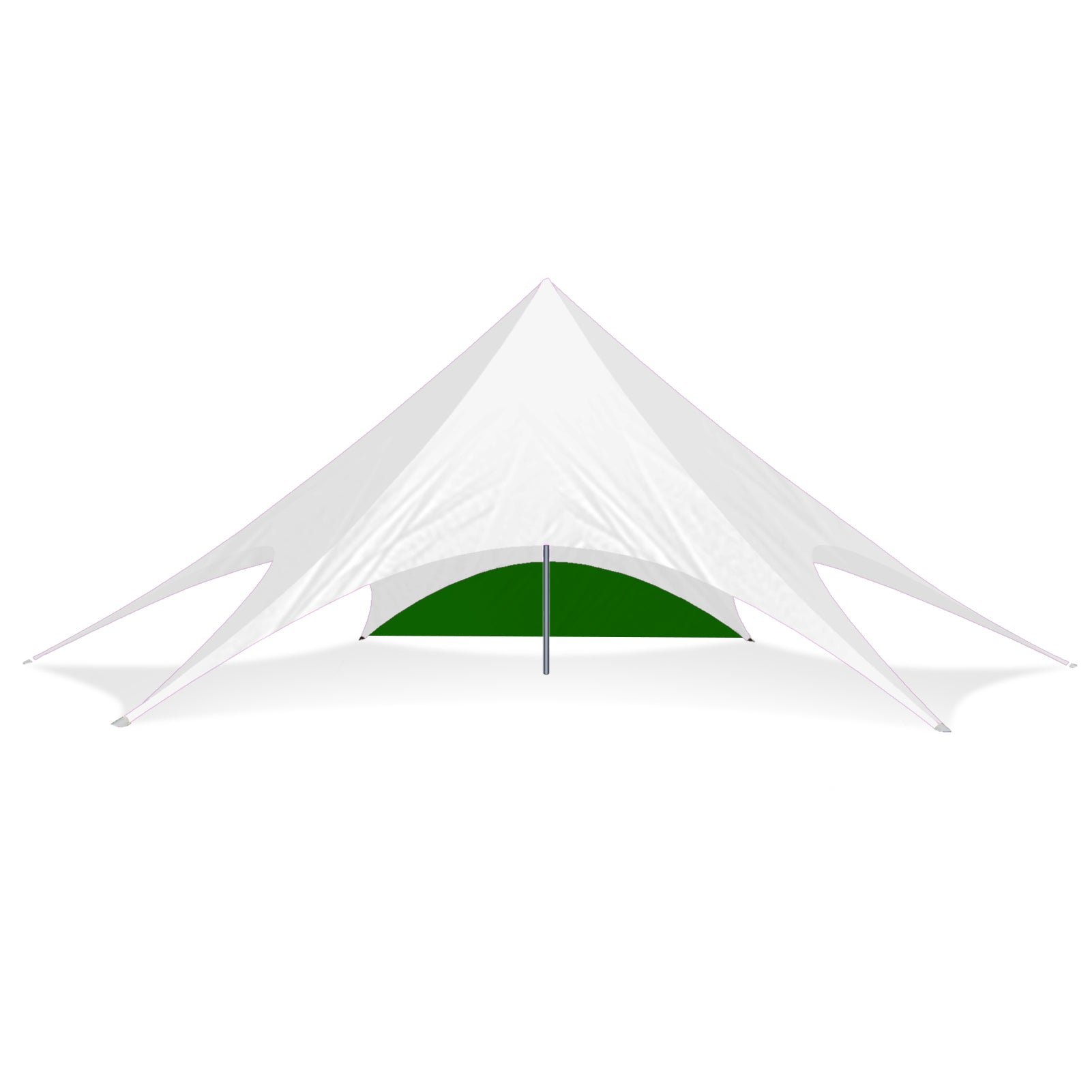 52ft Star Shade Wall | Durable Star Tent Accessory