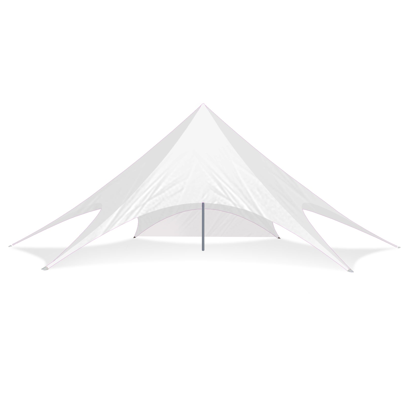 tantantan♡ 52ft Star Shade Wall | Durable Star Tent Accessory