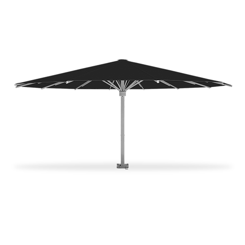 black patio umbrellas 13' Diameter Siena 100 Umbrella