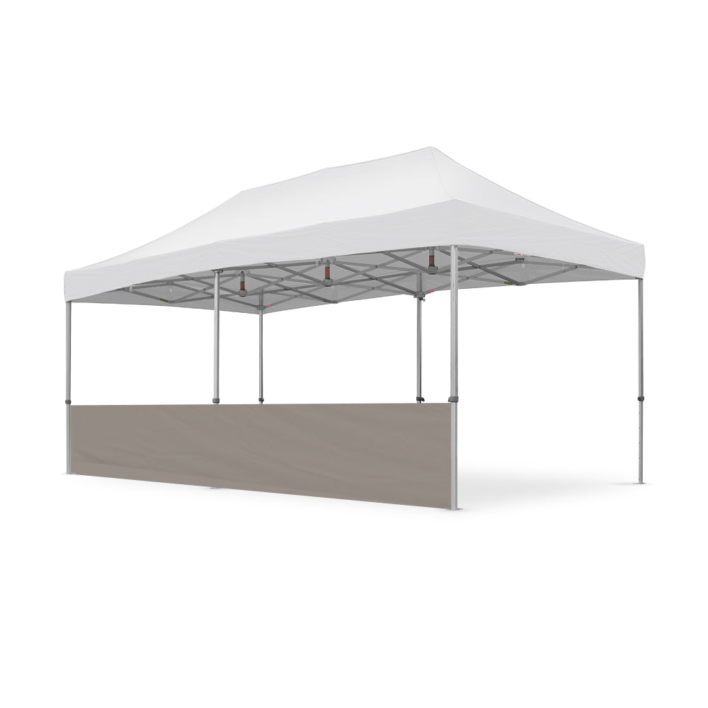 Öffen オッフェン plain flat pattern/white 20ft Canopy Half Wall | Event Tent Side Panel