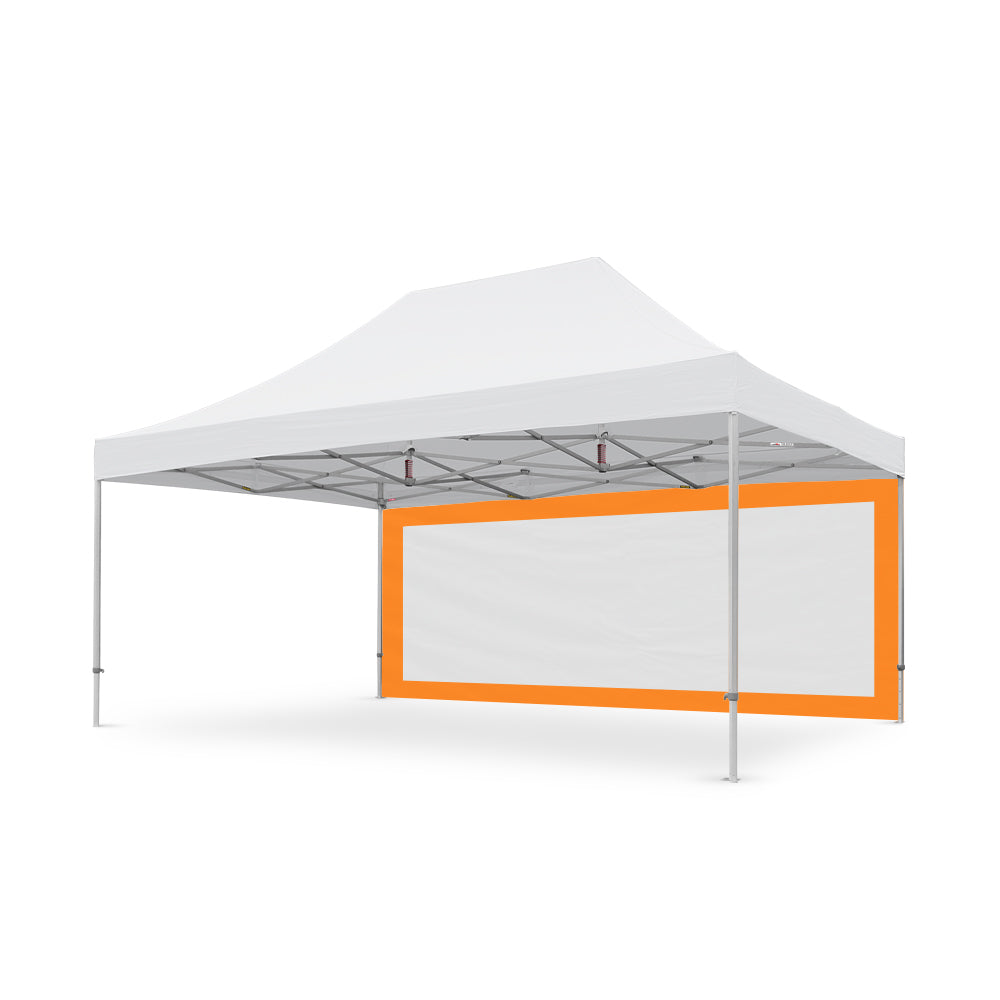 6m Tec Canopy Mesh Window Wall in Orange - Extreme Canopy