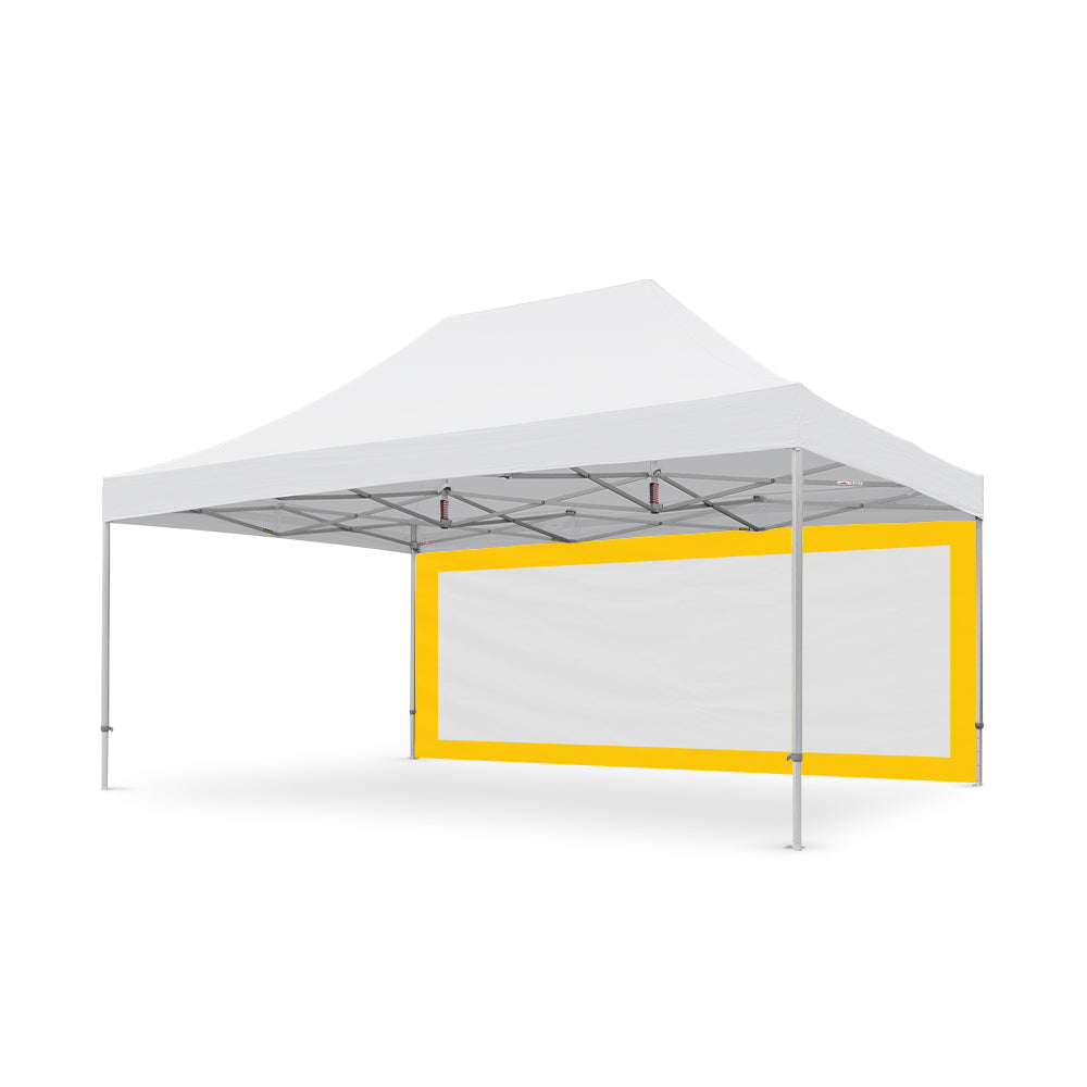 6m Tec Canopy Mesh Window Wall in Yellow - Extreme Canopy