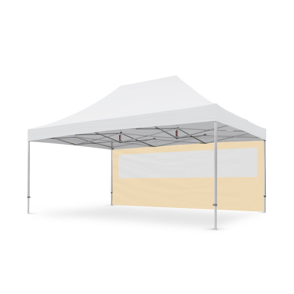 6m Tec Canopy PVC Window Wall in Cream - Extreme Canopy