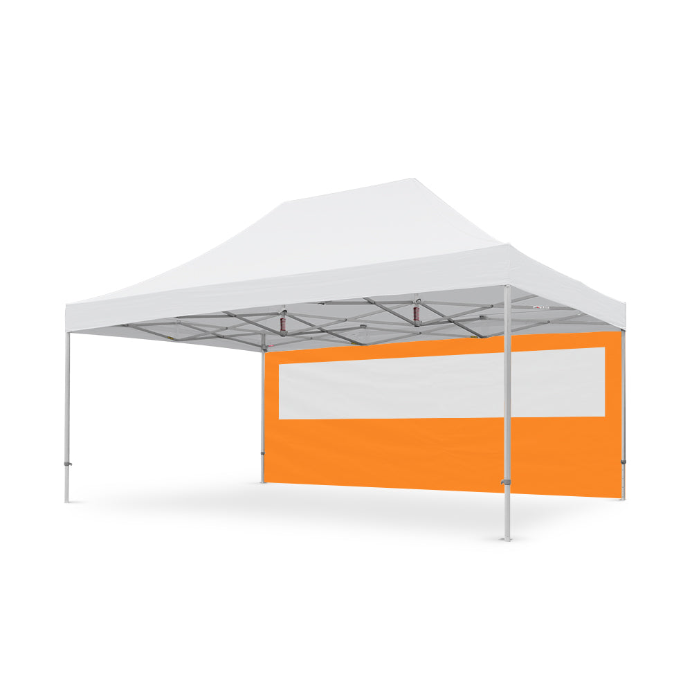 6m Tec Canopy PVC Window Wall in Orange - Extreme Canopy