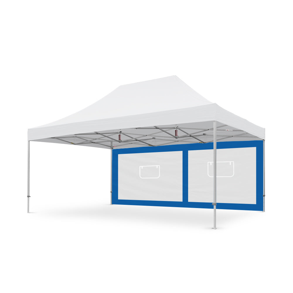 6m Tec Canopy Service Window Wall in Blue - Extreme Canopy