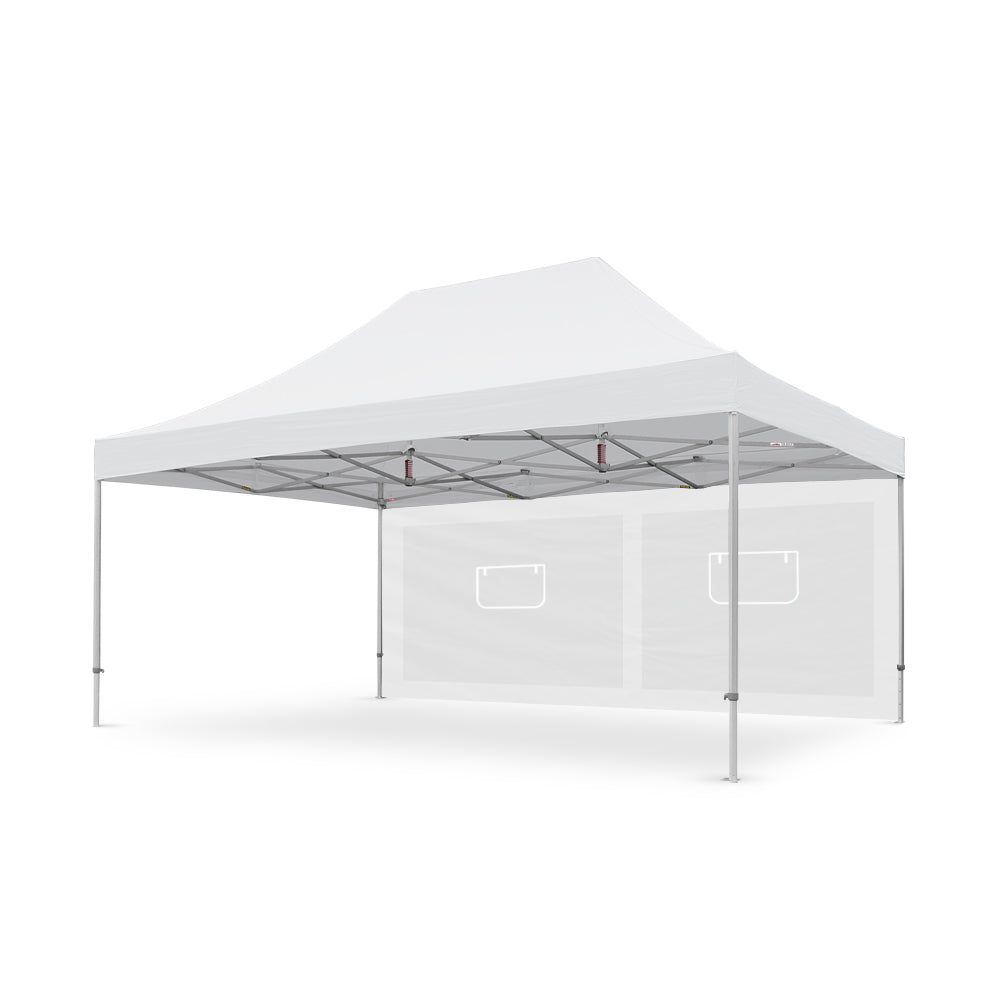 6m Tec Canopy Service Window Wall in White - Extreme Canopy