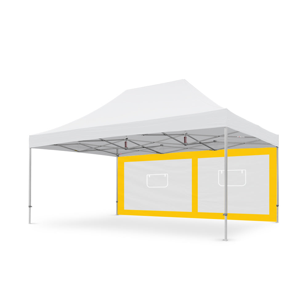 6m Tec Canopy Service Window Wall in Yellow - Extreme Canopy