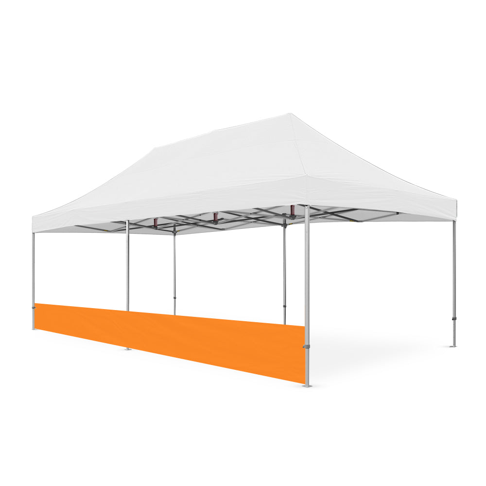 ルーファン　ホワイト 26ft Canopy Half Wall | Long Tent Side Panel