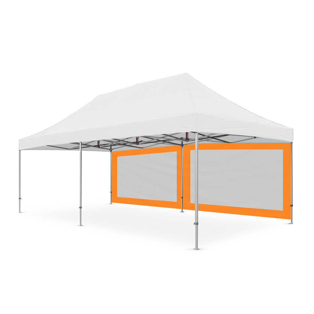 8m Canopy Mesh Window Wall in Orange - Extreme Canopy