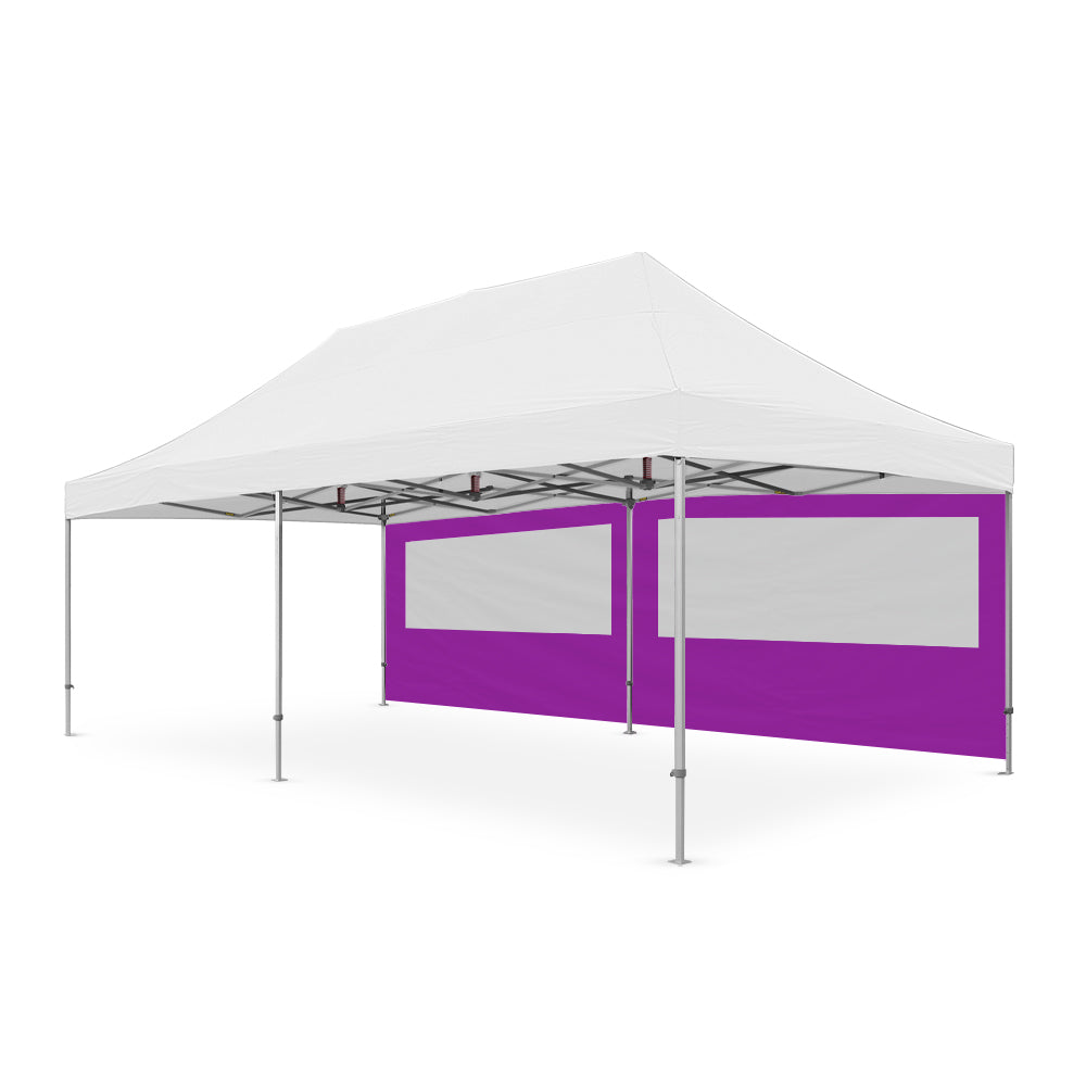 8m Canopy PVC Window Wall in Purple - Extreme Canopy