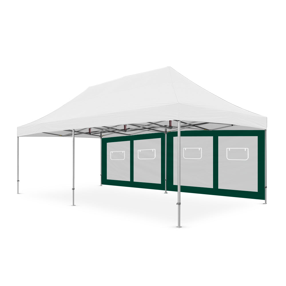 8m Canopy Service Window Wall in Hunter - Extreme Canopy