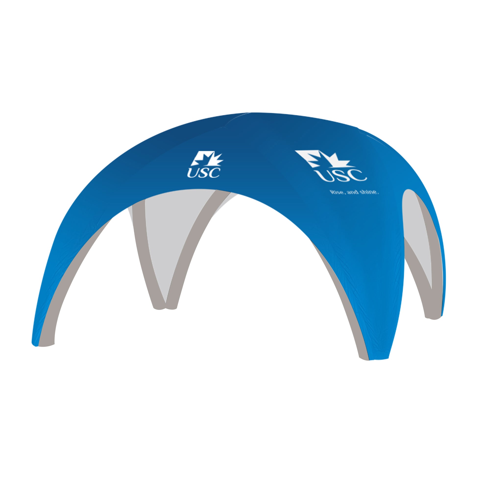 Custom Beta High-Pressure Inflatable Tent with Gray Frame