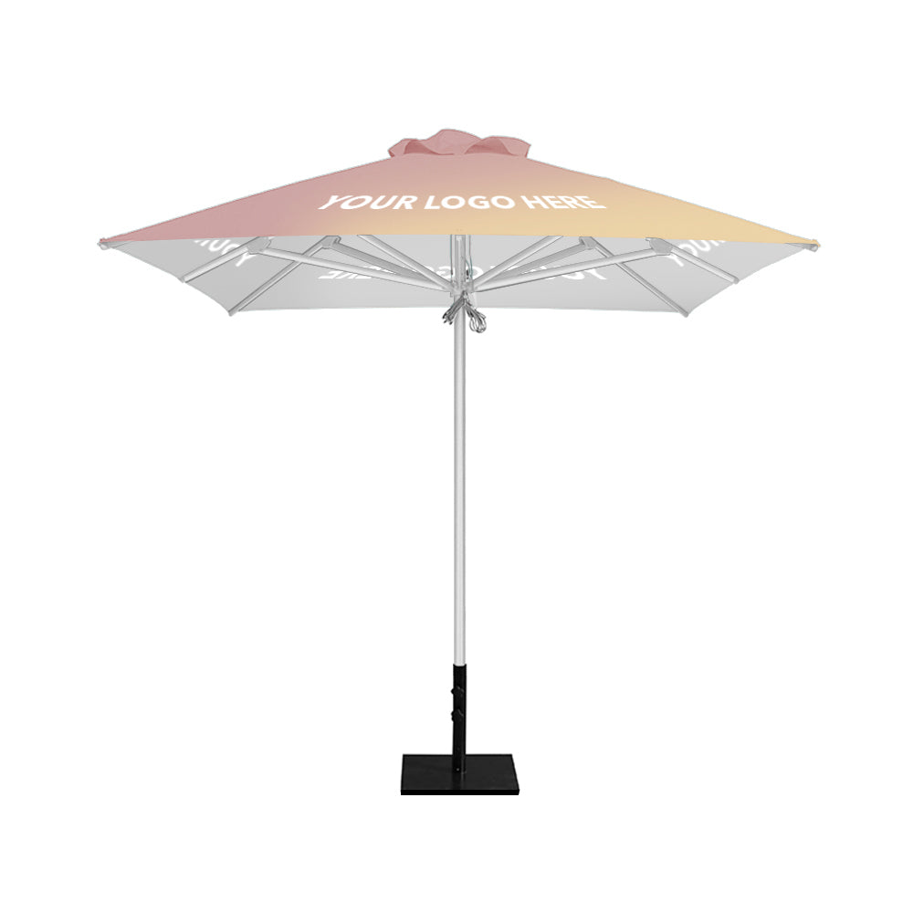colored patio umbrellas 6' x 6' Custom Saville Square | Umbrellas