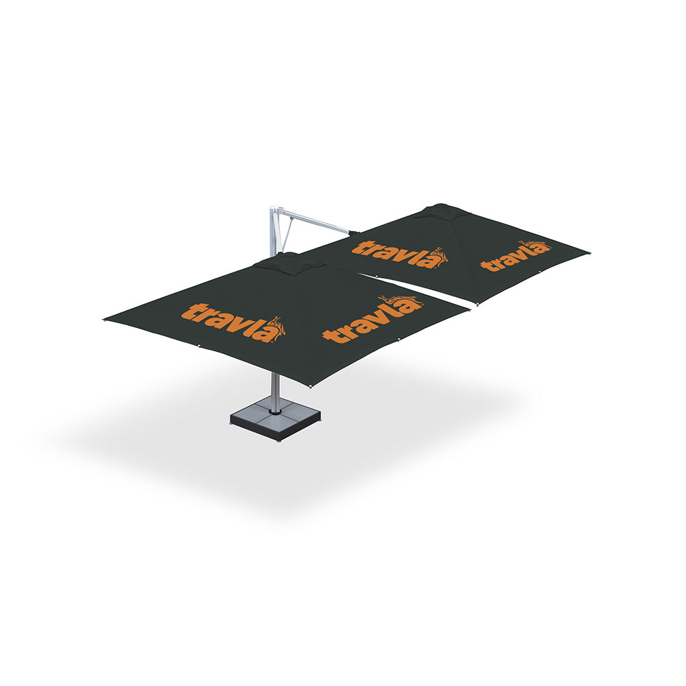 10' x 10' Multi Shade Pod Custom Cantilever | Umbrellas