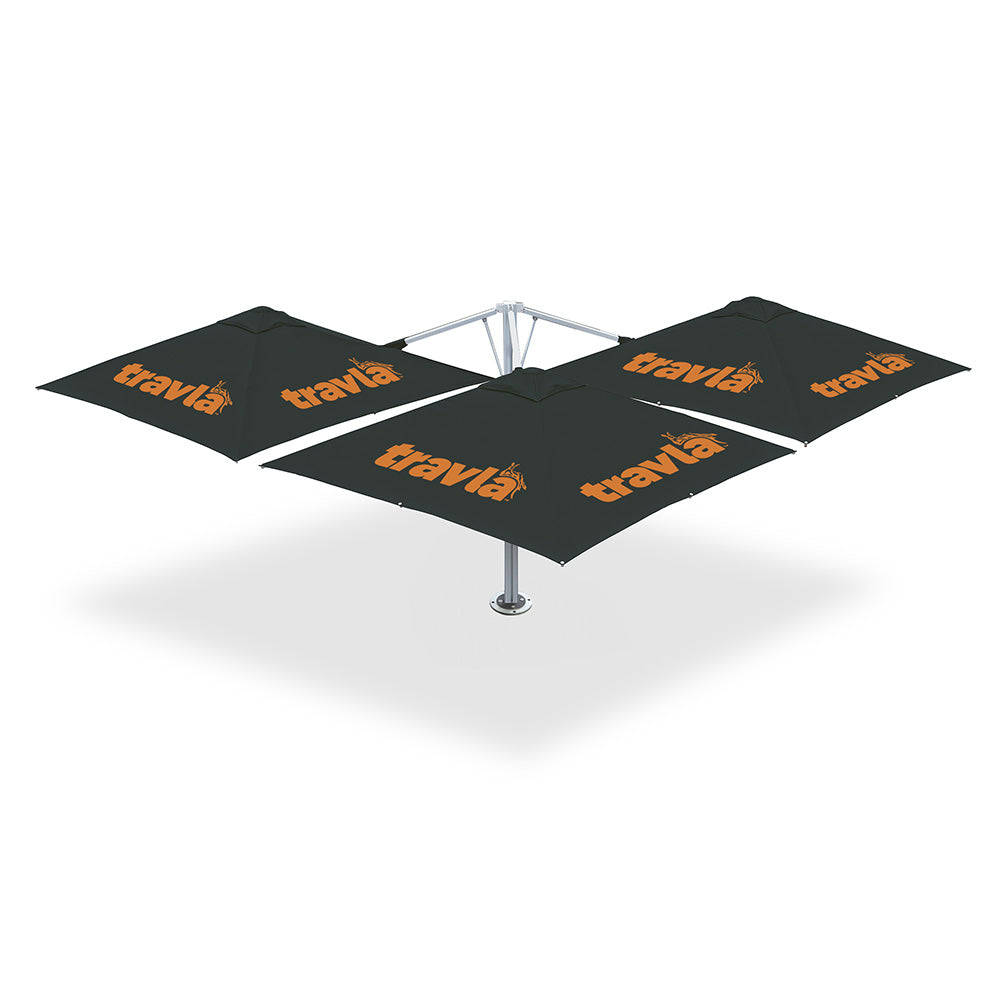 10' x 10' Multi Shade Pod Custom Cantilever | Umbrellas