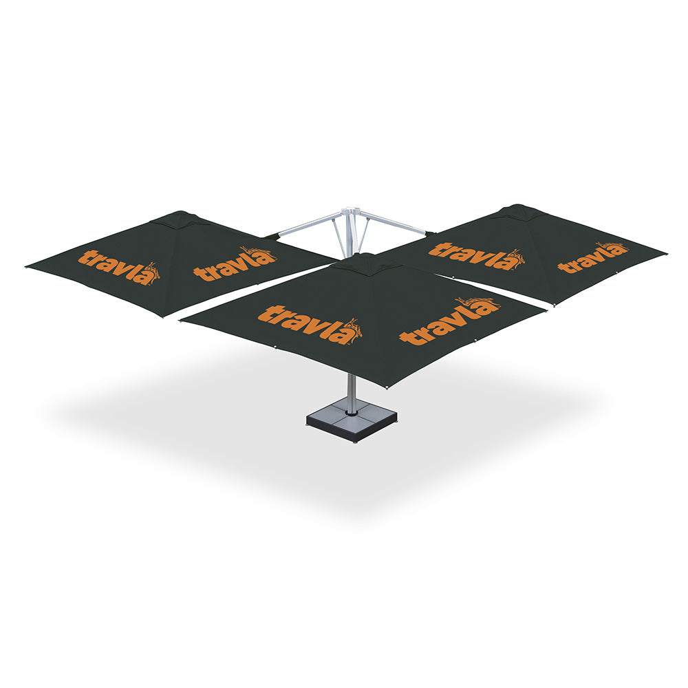 10' x 10' Multi Shade Pod Custom Cantilever | Umbrellas