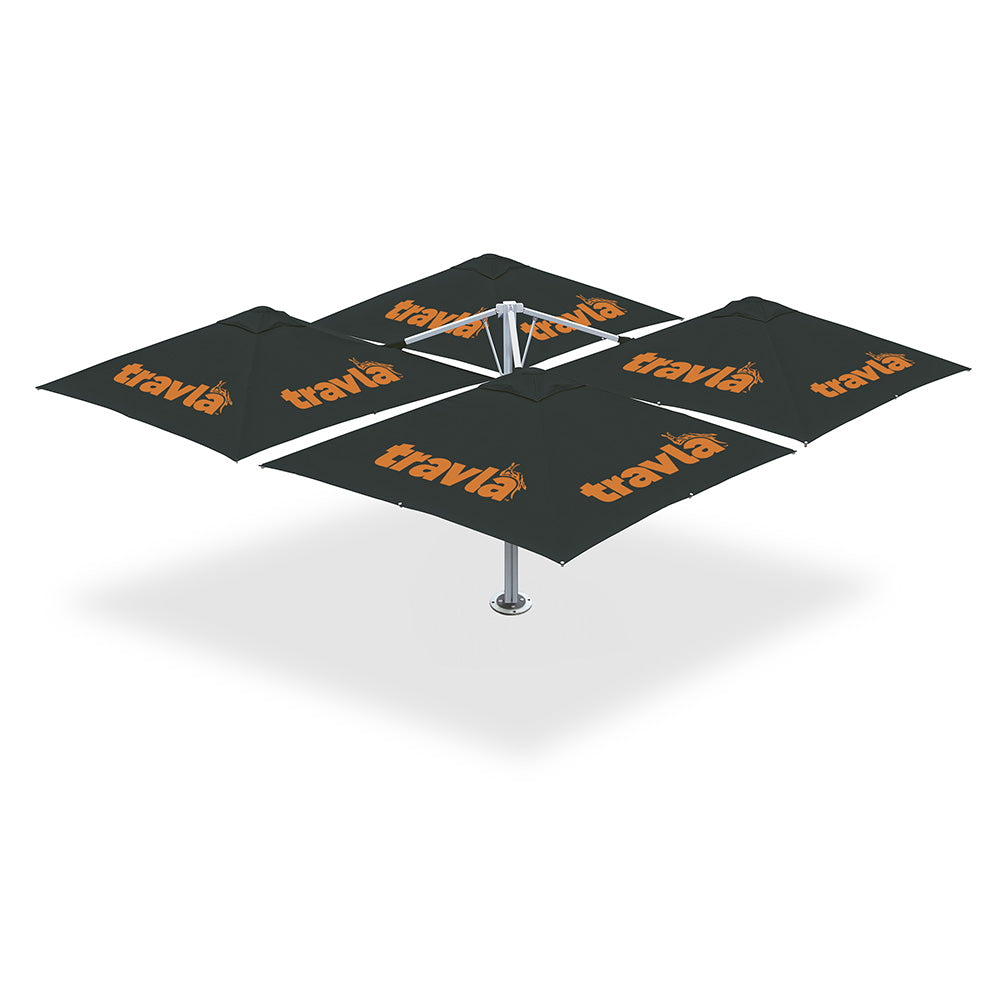 10' x 10' Multi Shade Pod Custom Cantilever | Umbrellas