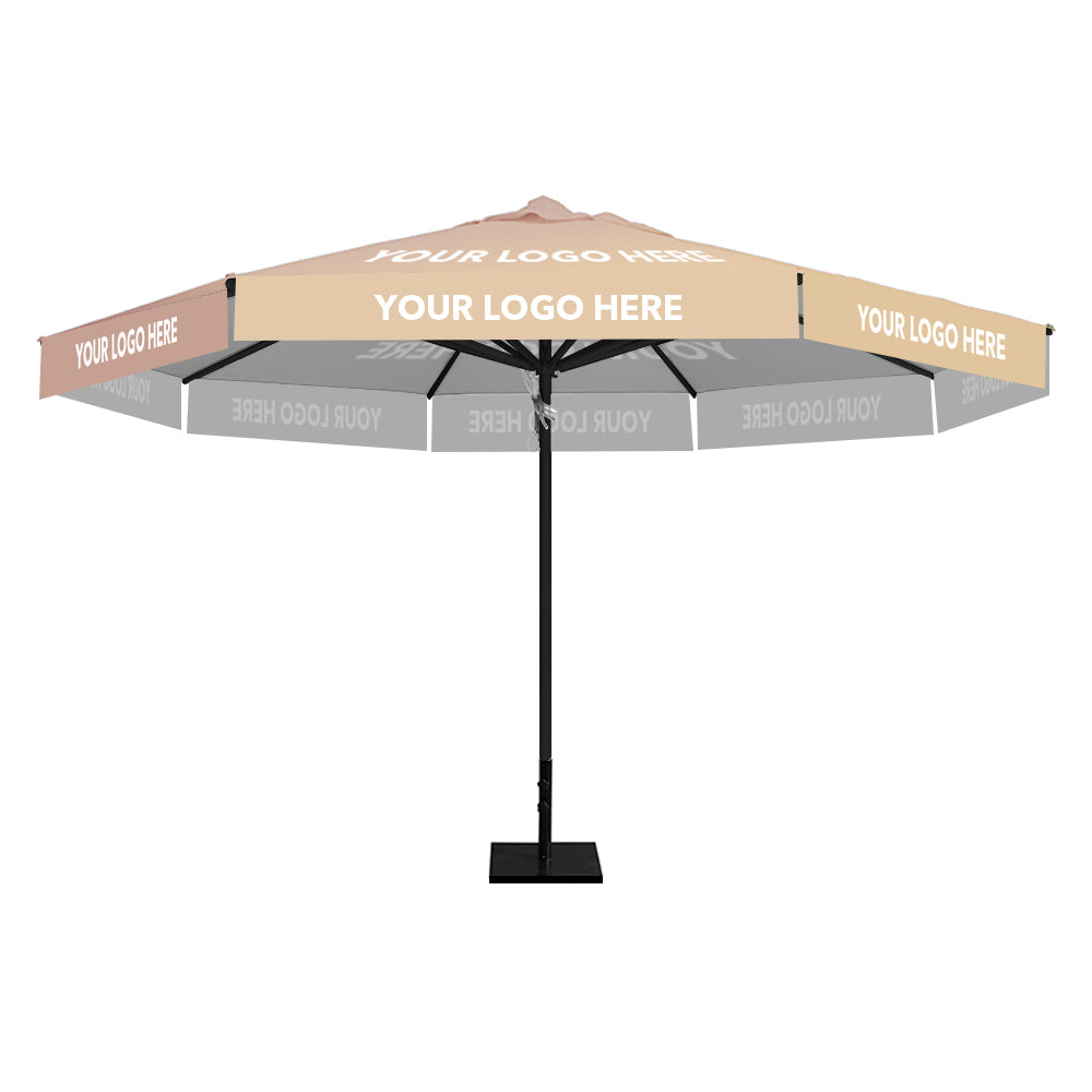 13' Diameter Custom Saville Octagonal Umbrella | Premium Outdoor Shade