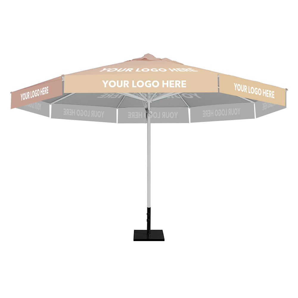 custom metal patio umbrella 13' dia. Saville Octagonal | Umbrellas Size:8lb - 1575yd Bell Lithium Nova Full Choose from a selection preorder