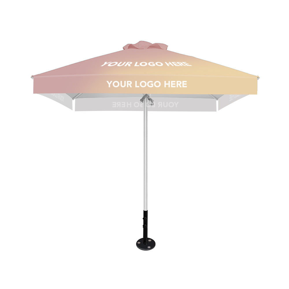 8' x 8' Custom Saville Square | Umbrellas