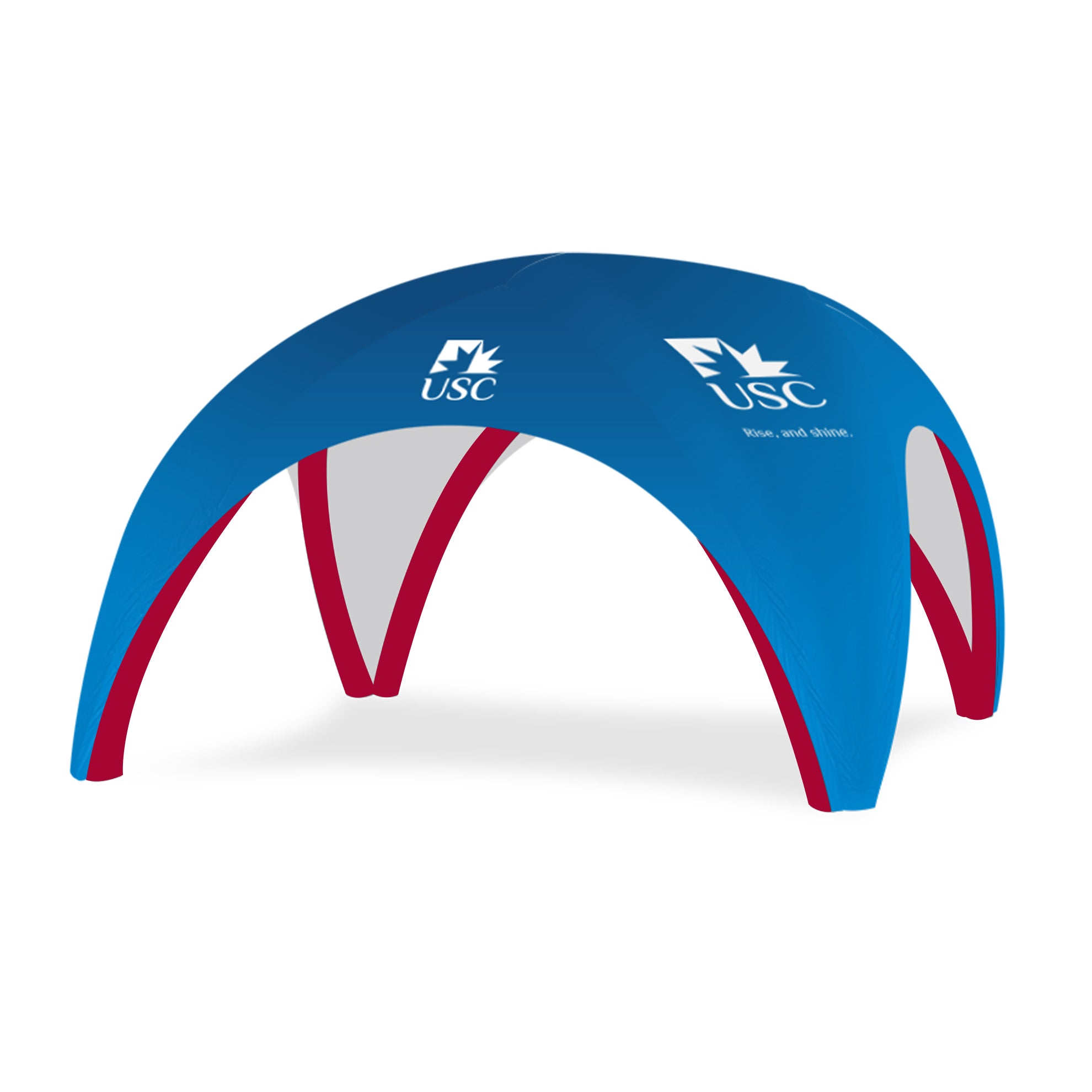 Custom Beta High-Pressure Inflatable Tent with Red Frame