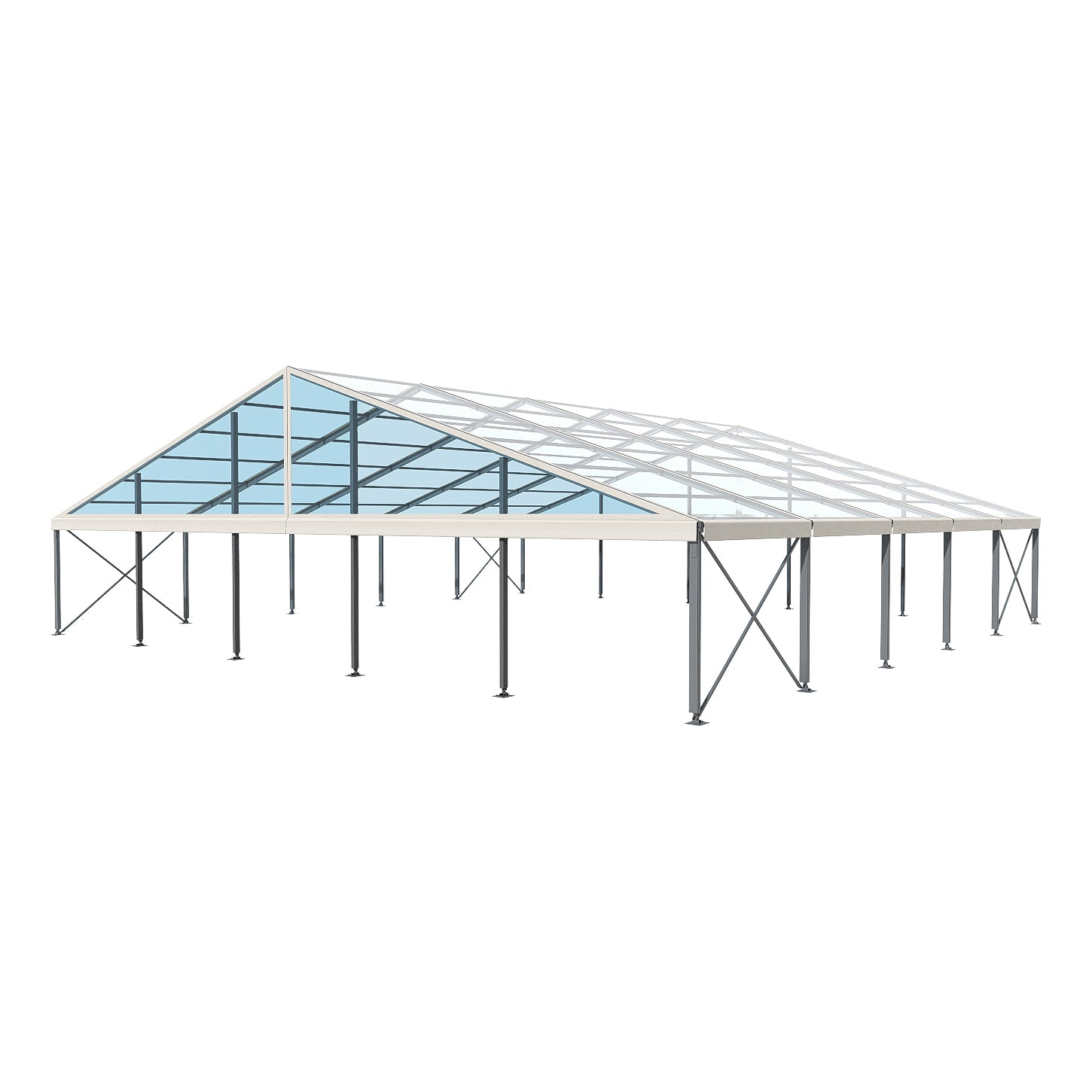 Crest Tent 82' Wide Clear Span A-Frame | Ultimate Large Event Shelter