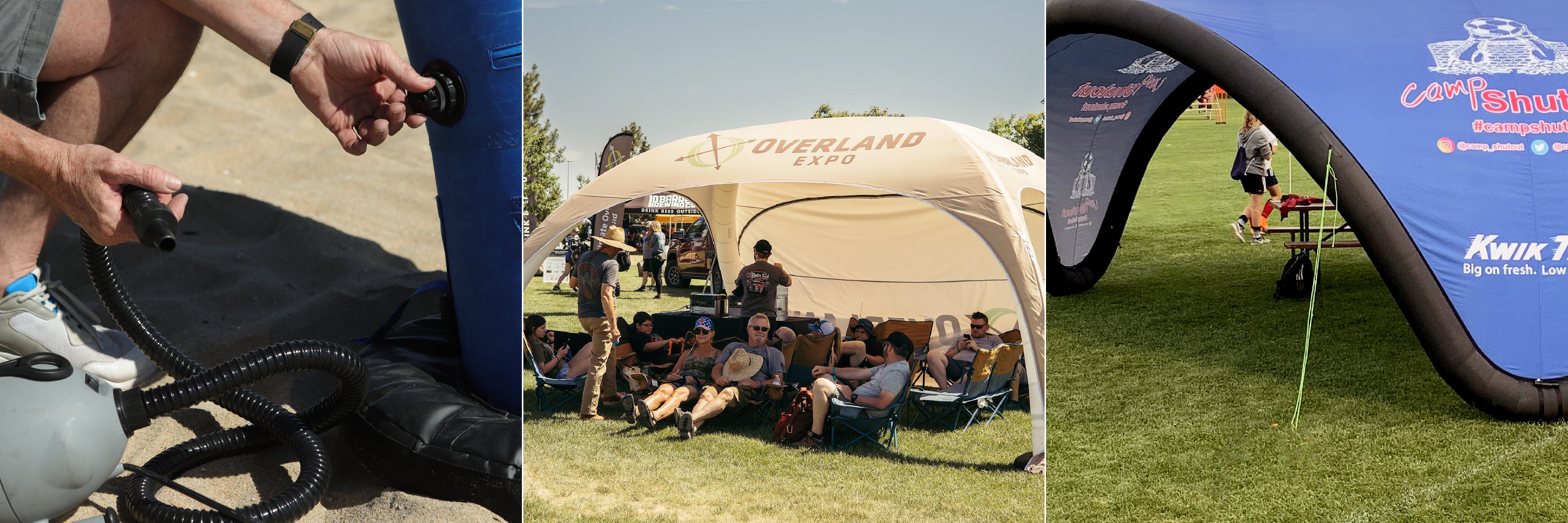 10' x 10' EMF Walls High-Pressure Inflatable Tent | Durable Event