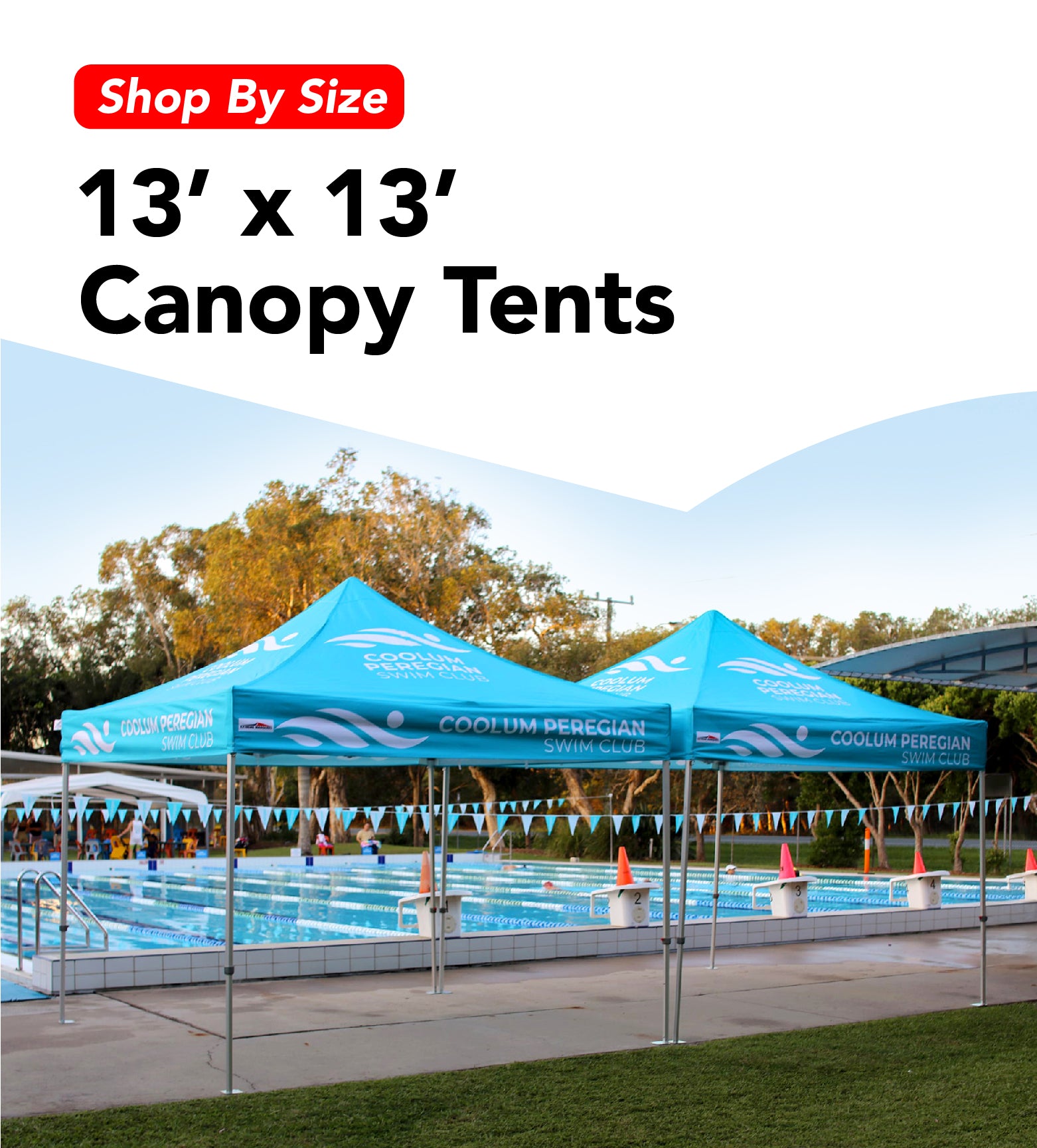 13x13 Canopy Tent - Heavy Duty Custom Pop Up Tent