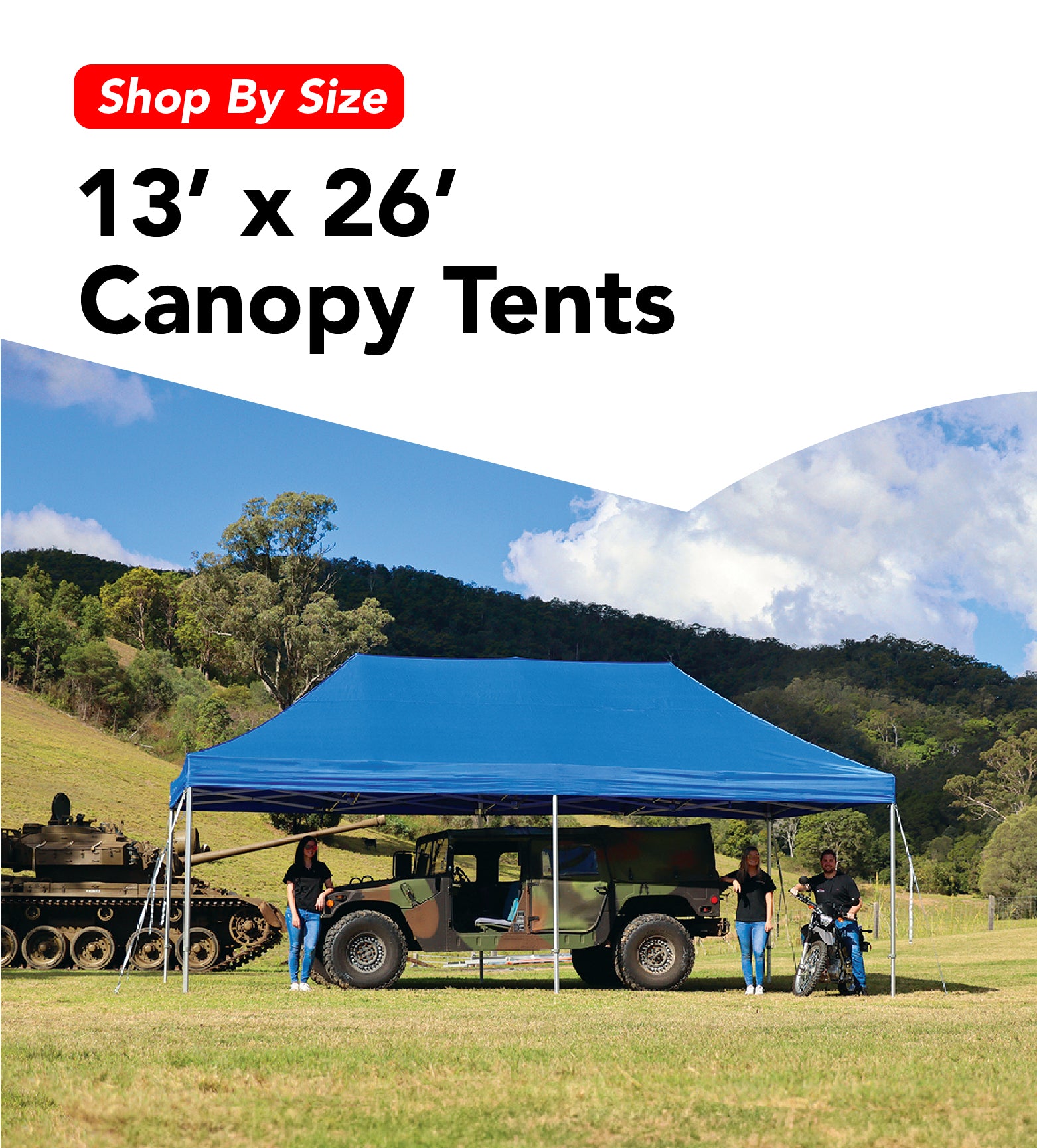 13x26 Canopy Tents for Sale | Heavy Duty Pop Up Event Tents