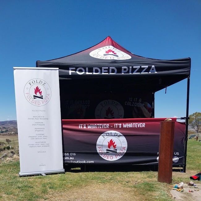 pull up tent Custom Pull Up Banner Signage