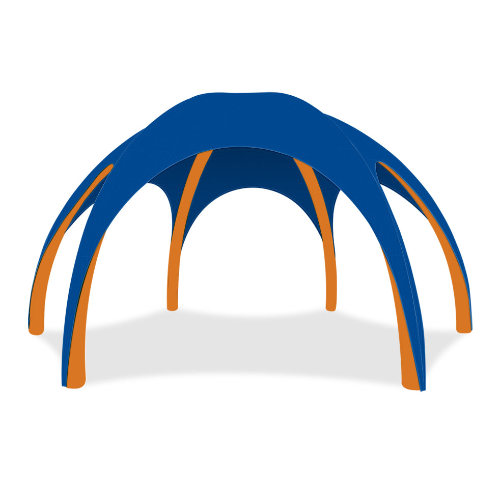 26ft Blue Gamma High-Pressure Inflatable Tent in Orange Frame