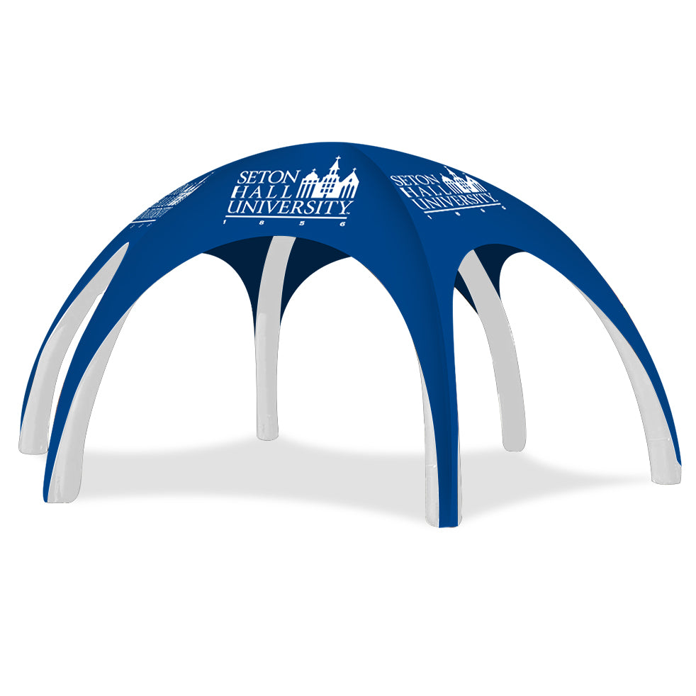 Custom Printed Gamma High-Pressure Inflatable Tent with White Frame
