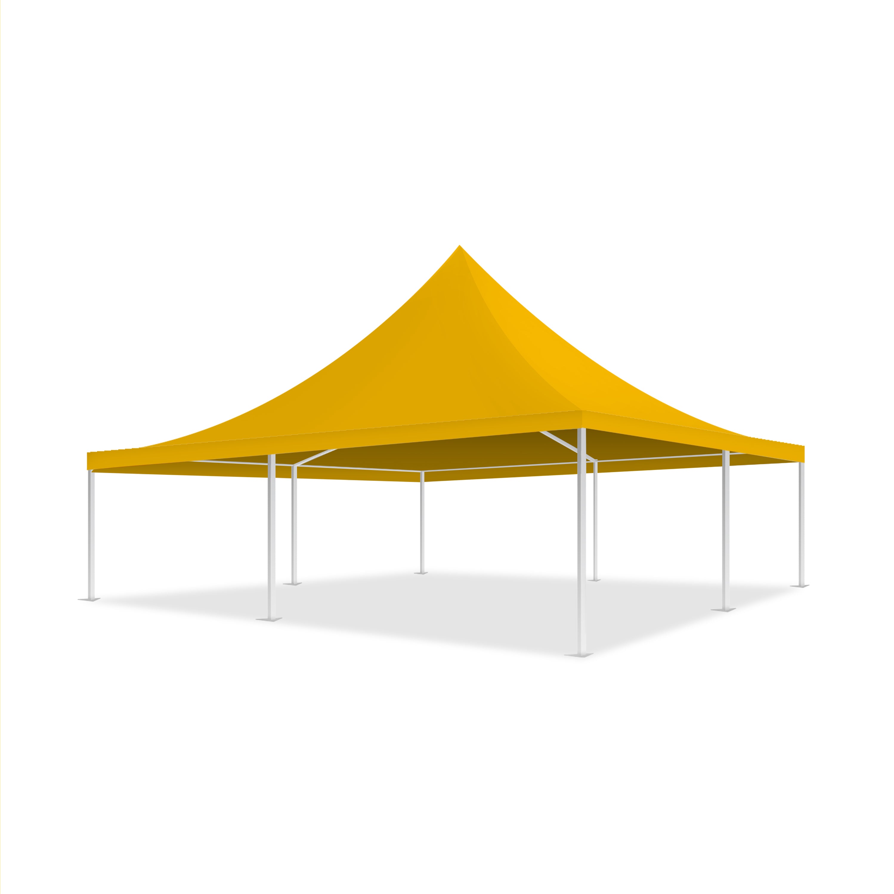 26x26 Pinnacle Semi-Permanent Tent Yellow