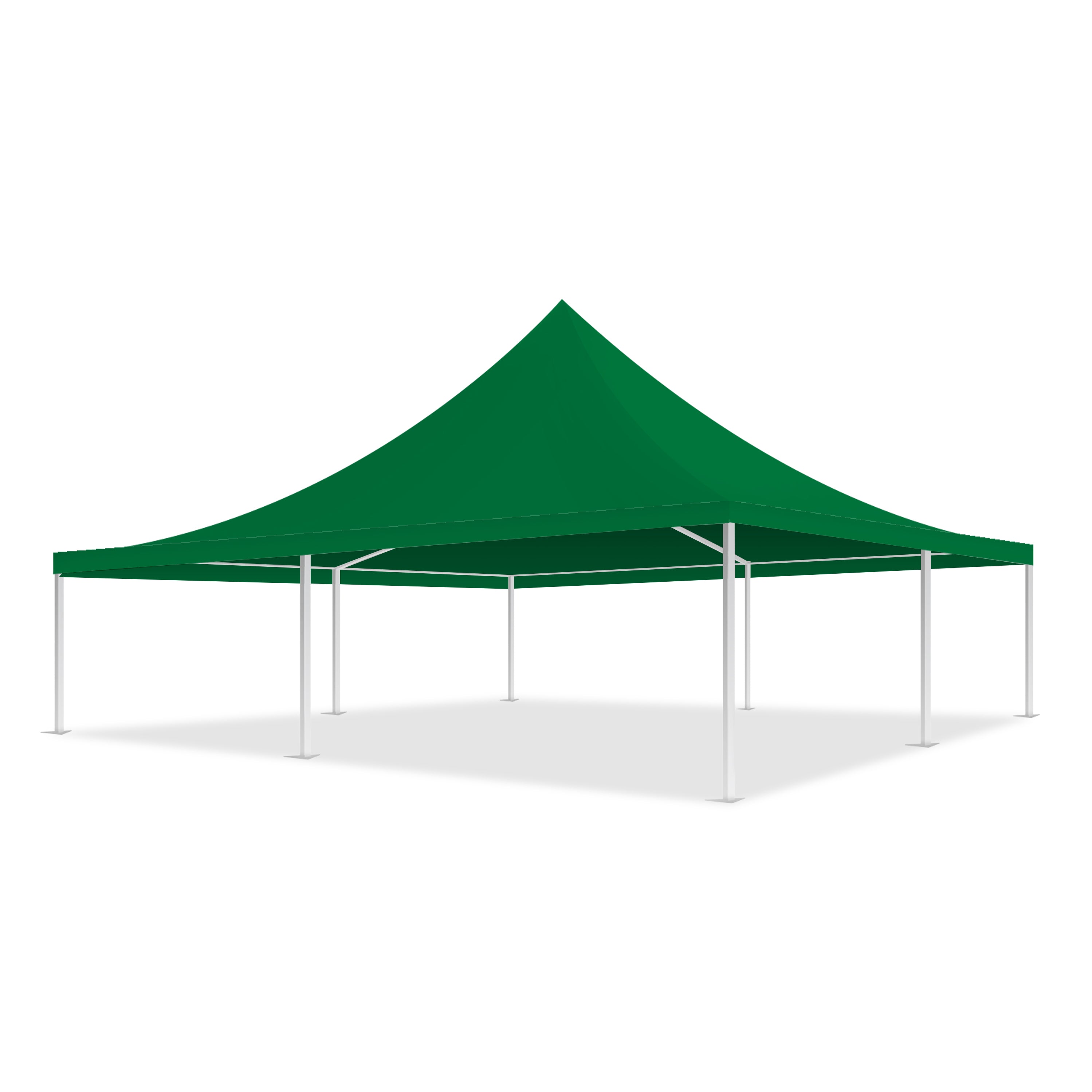 33x33 Pinnacle Semi-Permanent Tent Green